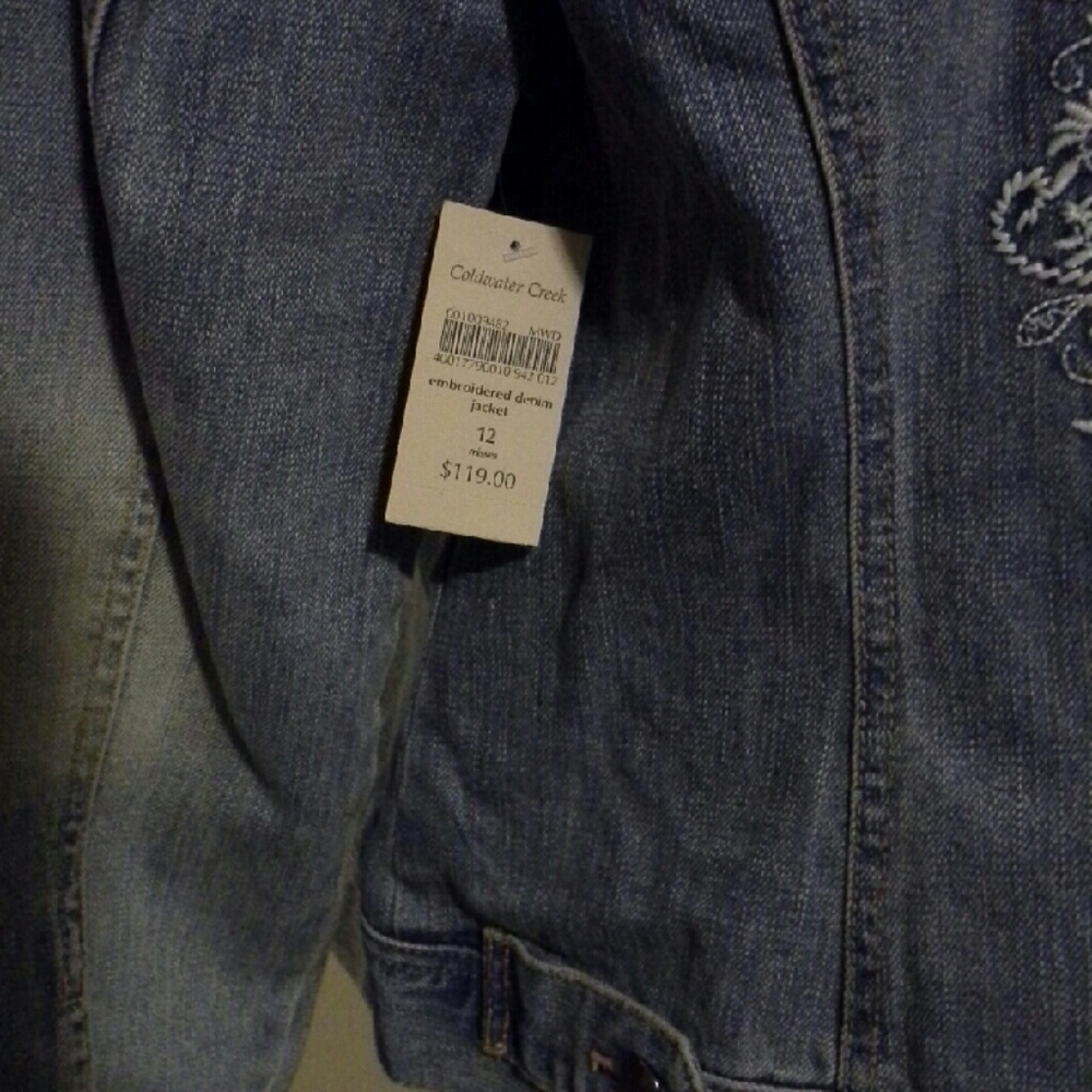 Embroidered Denim Jacket - Picture 3 of 3